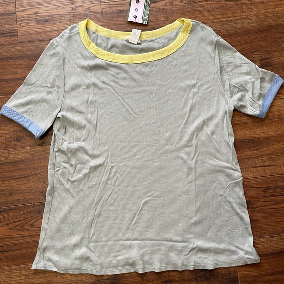 Waffle knit, oversized top - Picture 1 of 3